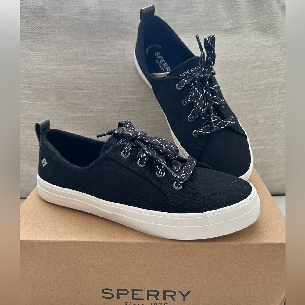 Sperry Crest Vibe Black Sneakers
